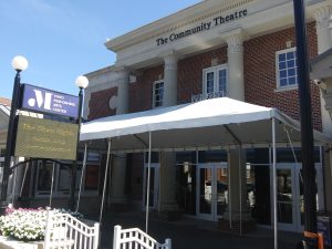 Front view of the Community Theater at Mayo Center for the Performing Arts, Morristown NJ