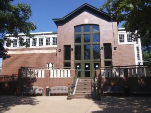 Image of the front of the Kirby Theater, Drew University, Madison, NJ